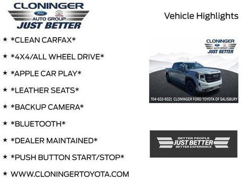 Used 2024 GMC Sierra 1500 Elevation w/ X31 Off-Road Package AWD/4WD image 3