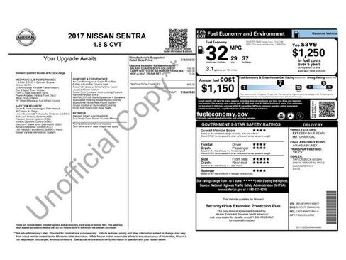 Used 2017 Nissan Sentra S FWD image 2