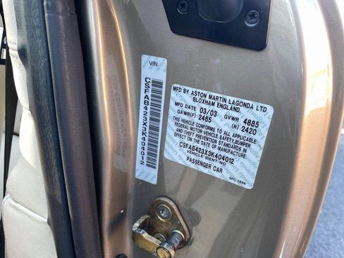 Used 2003 Aston Martin DB7 Vantage image 81