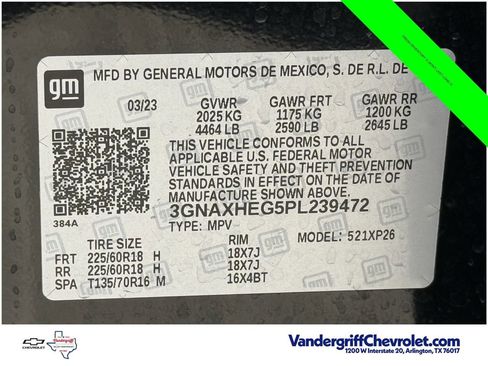 Used 2023 Chevrolet Equinox LS w/ Midnight Edition FWD image 26