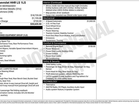 Used 2009 Chevrolet HHR LS FWD image 9