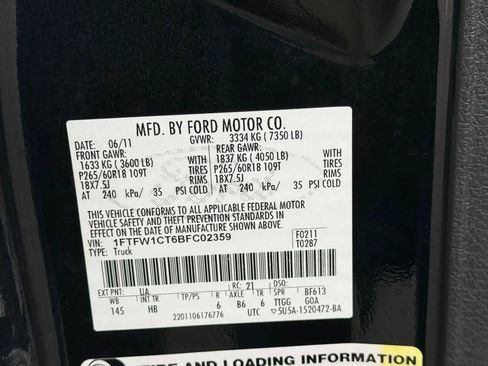Used 2011 Ford F150 Lariat w/ Lariat Plus Pkg RWD image 30