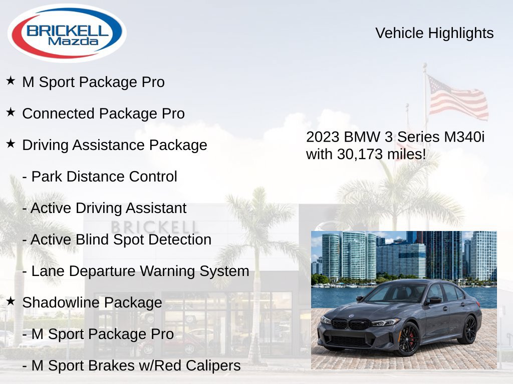 Used 2023 BMW M340i w/ Premium Package RWD image 17