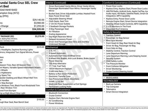 Used 2022 Hyundai Santa Cruz SEL w/ Activity Package image 5