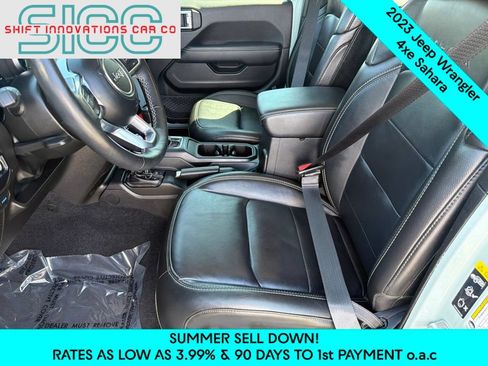 Used 2023 Jeep Wrangler Unlimited Sahara w/ Cold Weather Group AWD/4WD image 14