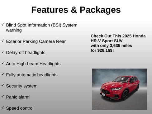 Used 2025 Honda HR-V Sport image 16