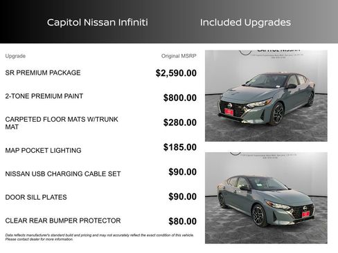 Certified 2025 Nissan Sentra SR w/ SR Premium Package image 9