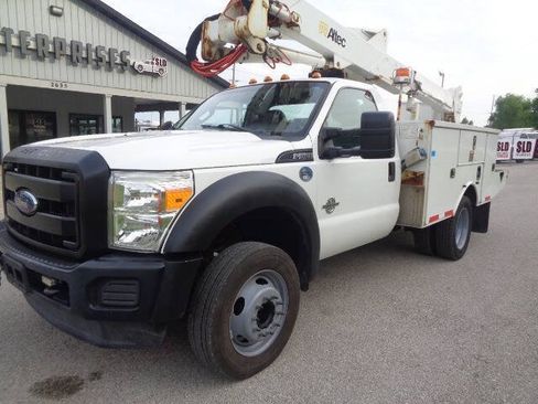 Used 2016 Ford F550 2WD Regular Cab Super Duty w/ Snow Plow Prep Package image 2