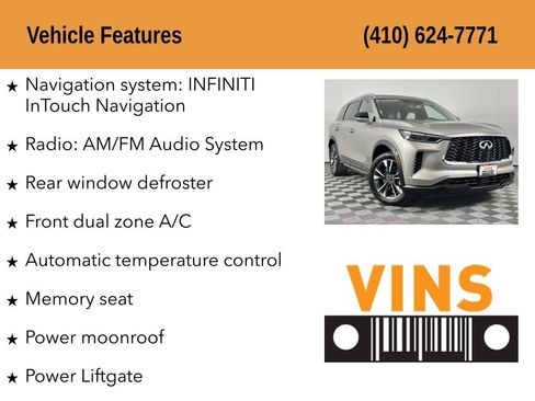 Used 2023 INFINITI QX60 Luxe w/ Cargo Package image 5