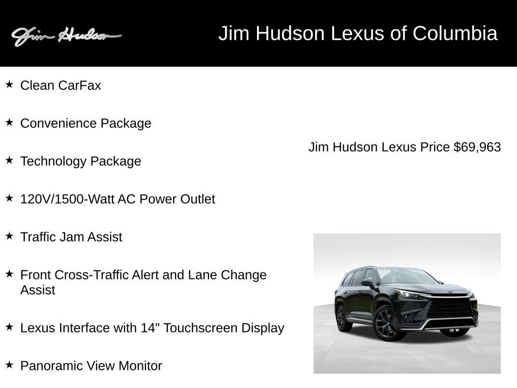 Certified 2026 Lexus TX 500h AWD w/ Technology Package image 4