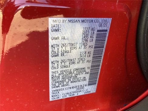 New 2026 Nissan Frontier Pro-X w/ Pro-X Convenience Package image 36