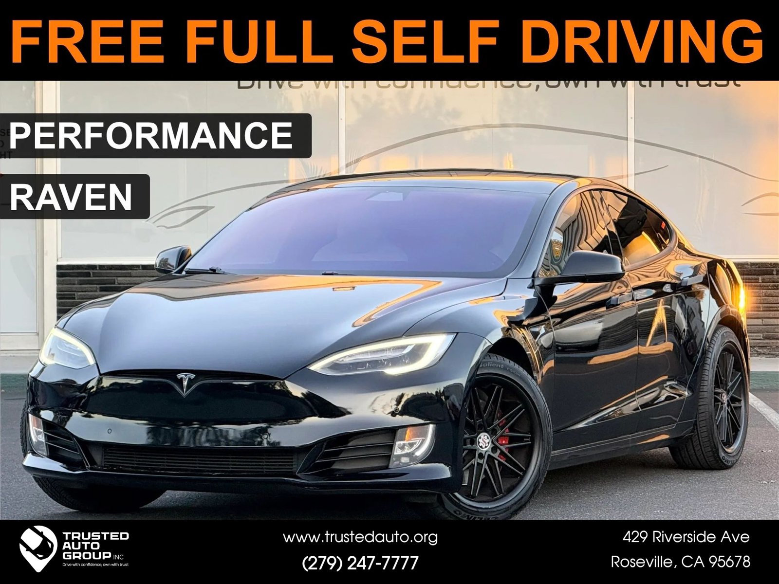 Used 2019 Tesla Model S 100D AWD/4WD image 1