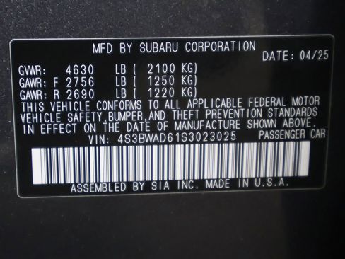 Used 2025 Subaru Legacy Premium AWD/4WD image 40