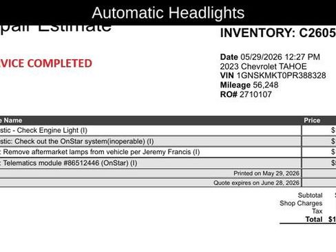 Used 2023 Chevrolet Tahoe LS w/ Driver Alert Package AWD/4WD image 5