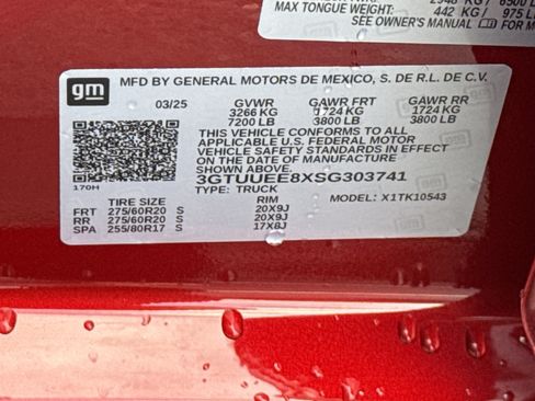 Used 2025 GMC Sierra 1500 AT4 w/ AT4 Premium Package AWD/4WD image 33