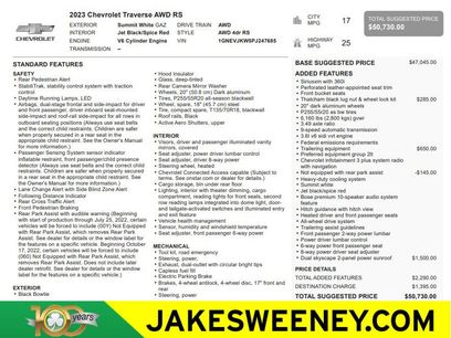 Used 2023 Chevrolet Traverse RS