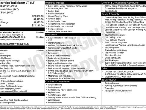 Used 2025 Chevrolet TrailBlazer LT w/ LT Cold Weather Package FWD image 32