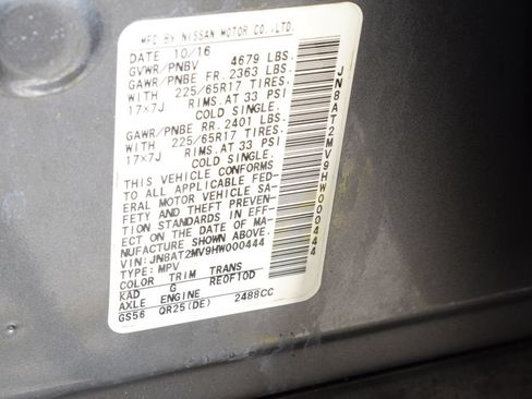 Used 2017 Nissan Rogue SV AWD/4WD image 39