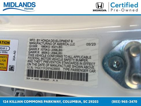 Certified 2023 Honda Accord LX image 31
