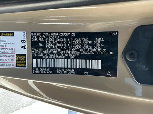 Used 2014 Toyota FJ Cruiser 4WD w/ Convenience Package image 25