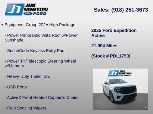 Used 2025 Ford Expedition Active AWD/4WD image 15