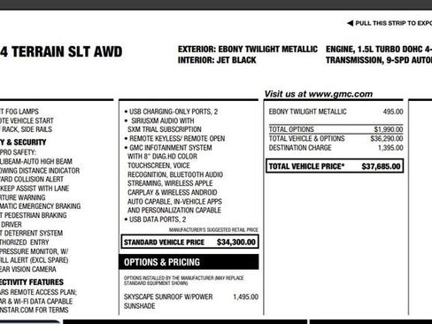 Used 2024 GMC Terrain SLT AWD/4WD image 5