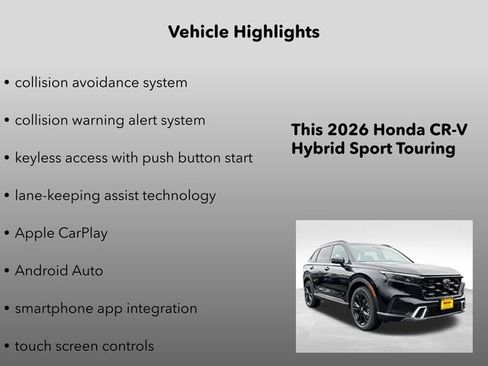 New 2026 Honda CR-V Sport Touring image 10