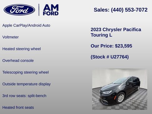 Used 2023 Chrysler Pacifica Touring-L FWD image 30