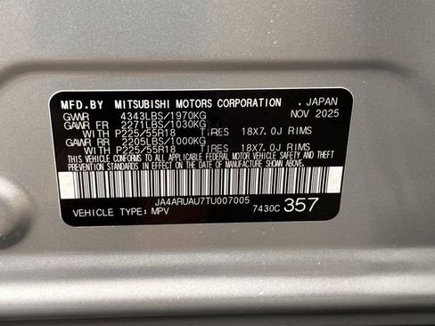 New 2026 Mitsubishi Outlander Sport SE image 35