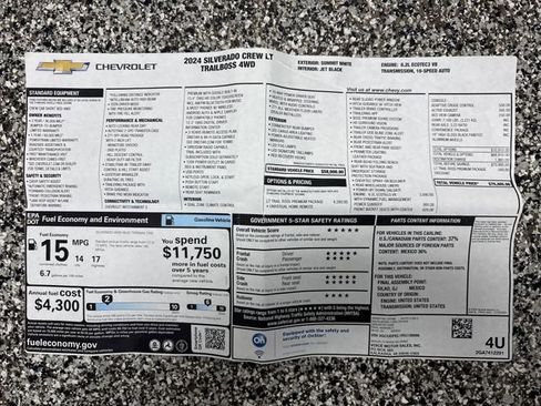 Used 2024 Chevrolet Silverado 1500 LT Trail Boss w/ LT Trail Boss Premium Package image 44