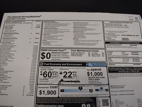 New 2026 BMW X5 xDrive50e w/ M Sport Package AWD/4WD image 5