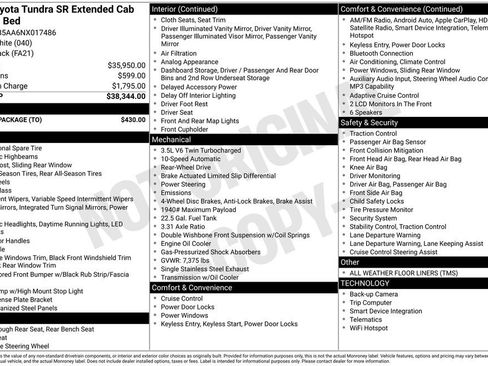 Used 2022 Toyota Tundra SR w/ SR Tow Package RWD image 10