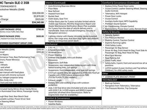 Used 2017 GMC Terrain SLE w/ Driver Alert Package I image 32