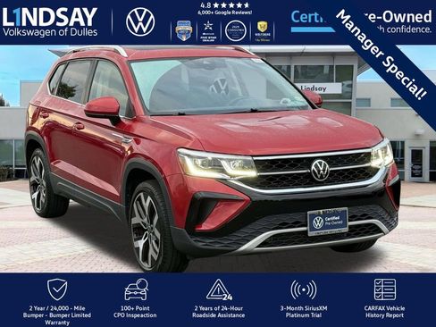 Certified 2022 Volkswagen Taos SEL w/ Panoramic Sunroof Package image 1