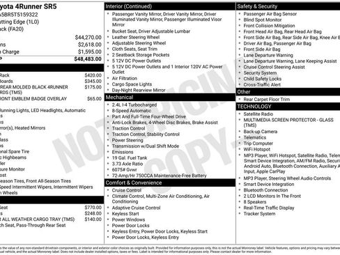 New 2026 Toyota 4Runner SR5 AWD/4WD image 37