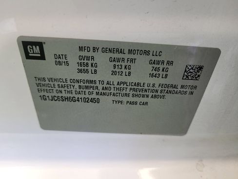 Used 2016 Chevrolet Sonic LT FWD image 33
