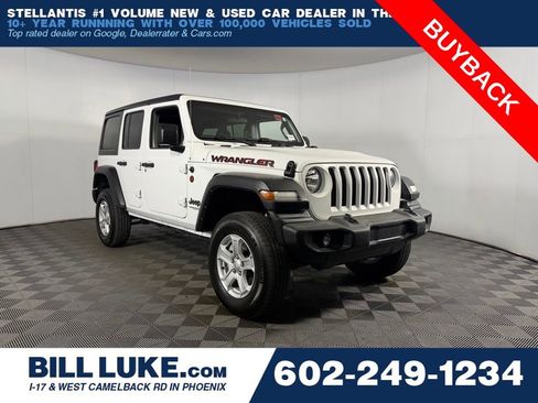 Used 2022 Jeep Wrangler Unlimited Sport image 1