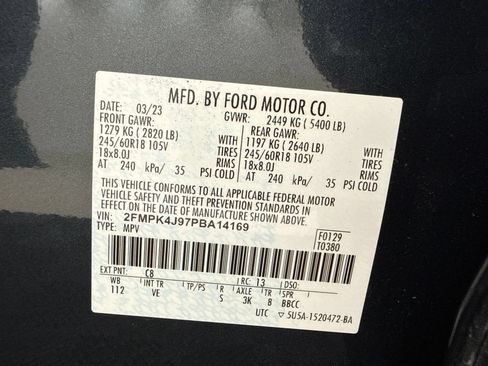 Used 2023 Ford Edge SEL w/ Convenience Package AWD/4WD image 17