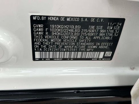 Used 2025 Honda HR-V EX-L image 18