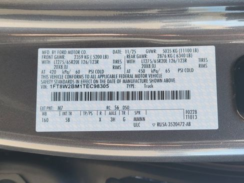 New 2026 Ford F250 Lariat w/ Black Appearance Package image 14