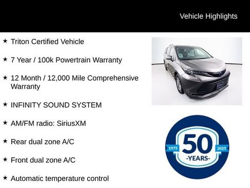 Used 2024 Toyota Sienna XLE image 7