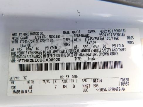 Used 2011 Ford E-250 and Econoline 250 image 19