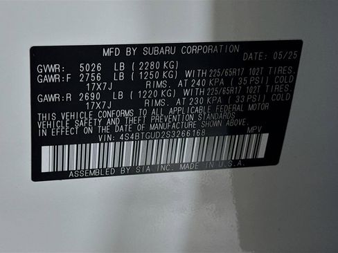 Certified 2025 Subaru Outback Wilderness image 43