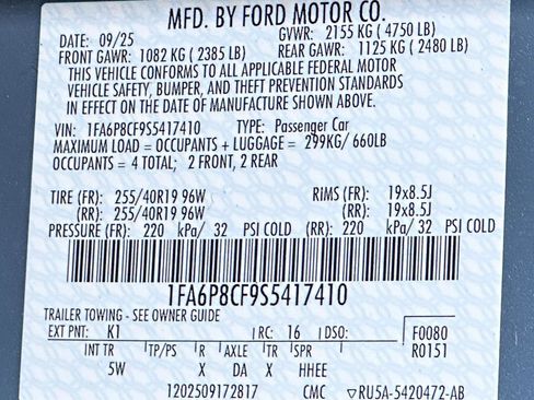 New 2025 Ford Mustang GT Premium image 40