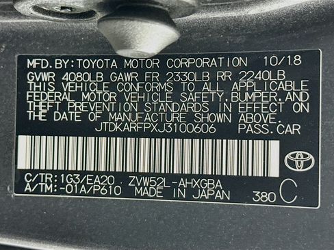Used 2018 Toyota Prius Prime Premium FWD image 12