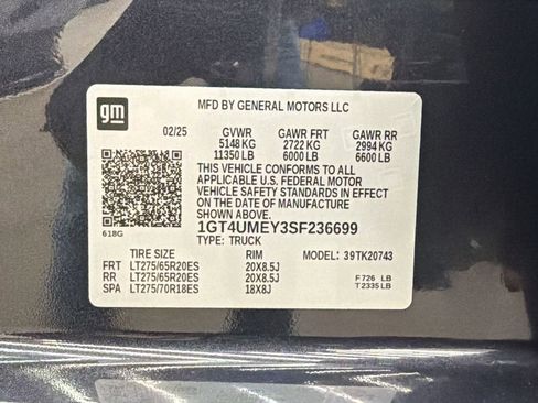 Used 2025 GMC Sierra 2500 SLE w/ SLE Value Package; image 45