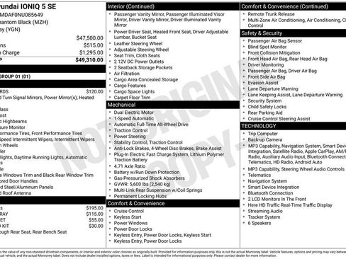 Certified 2022 Hyundai Ioniq 5 SE AWD/4WD image 12