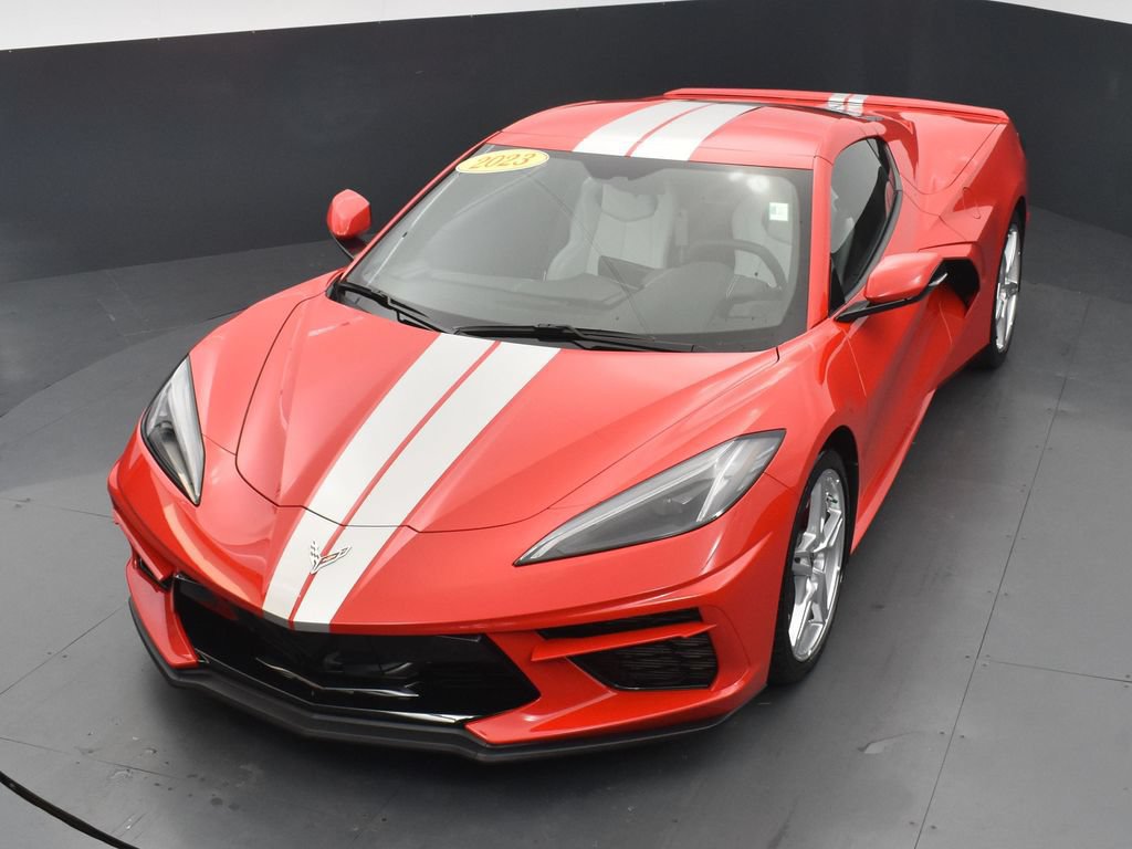 Used 2023 Chevrolet Corvette Stingray Coupe w/ Chrome Exterior Badge Package RWD image 39