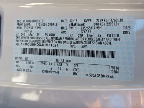 Used 2018 Ford Escape SEL image 35