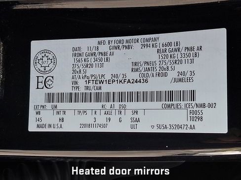 Used 2019 Ford F150 Lariat w/ Equipment Group 502A Luxury image 33